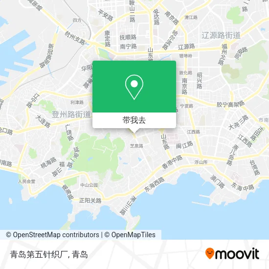 青岛第五针织厂地图