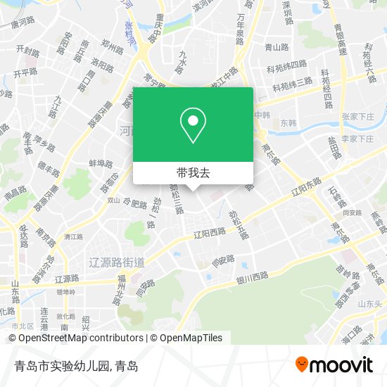 青岛市实验幼儿园地图