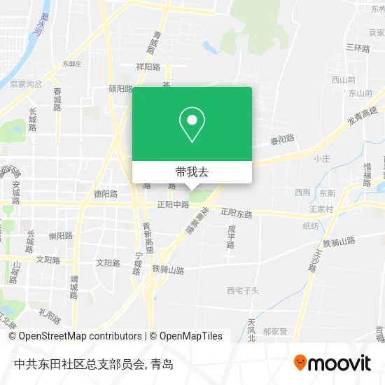 中共东田社区总支部员会地图