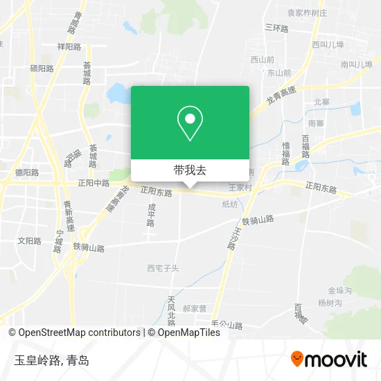 玉皇岭路地图
