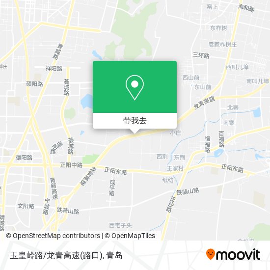 玉皇岭路/龙青高速(路口)地图