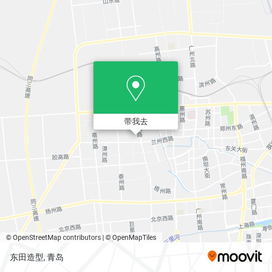 东田造型地图