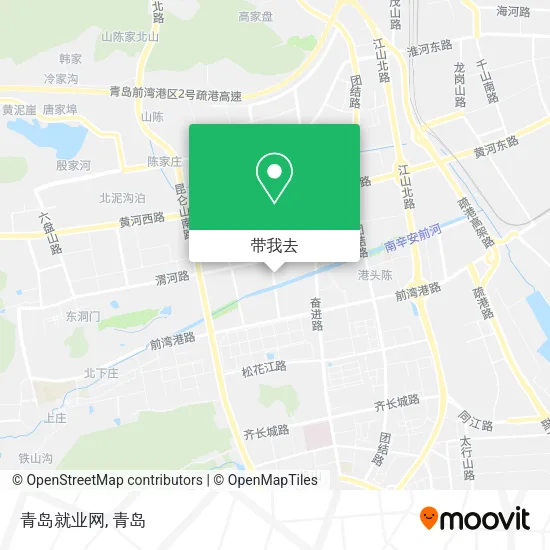 青岛就业网地图