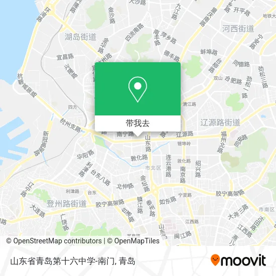 山东省青岛第十六中学-南门地图