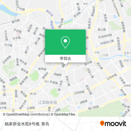杨家群金水苑8号楼地图