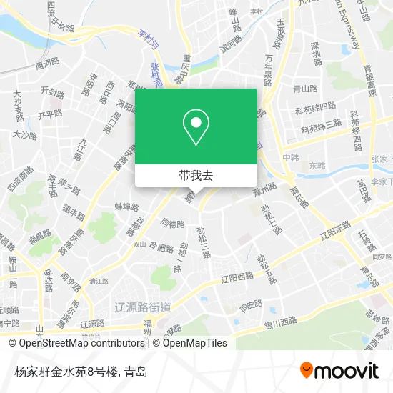 杨家群金水苑8号楼地图