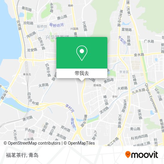 福茗茶行地图