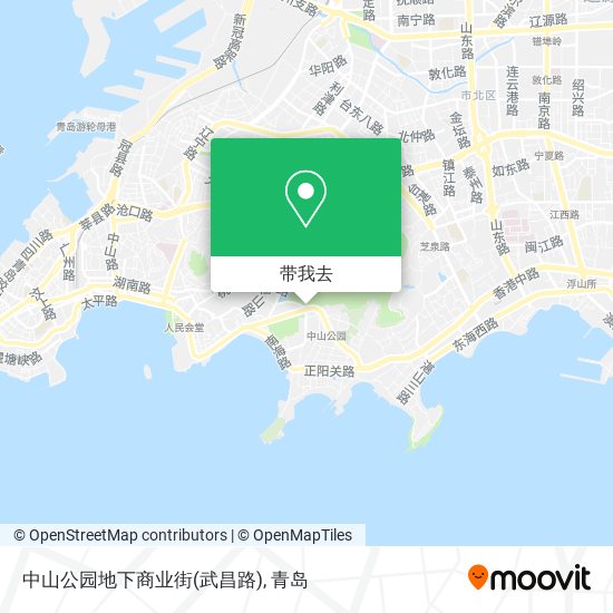 中山公园地下商业街(武昌路)地图