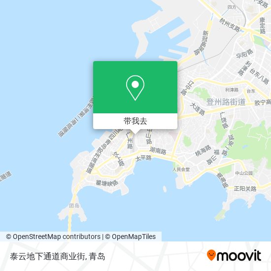 泰云地下通道商业街地图