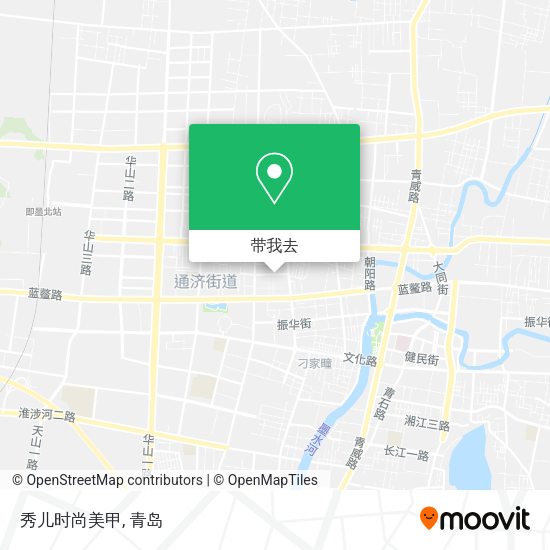 秀儿时尚美甲地图