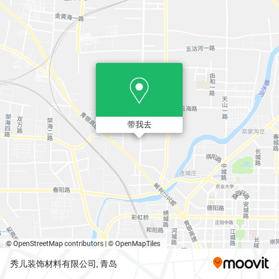 秀儿装饰材料有限公司地图