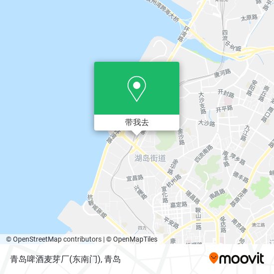 青岛啤酒麦芽厂(东南门)地图