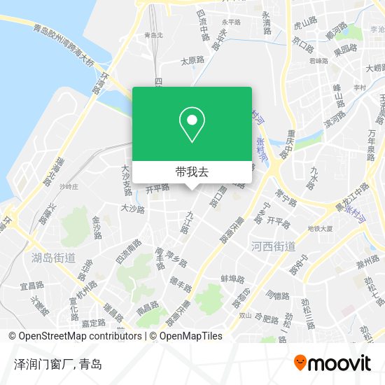 泽润门窗厂地图