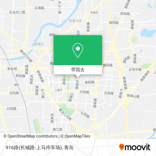 916路(长城路-上马停车场)地图