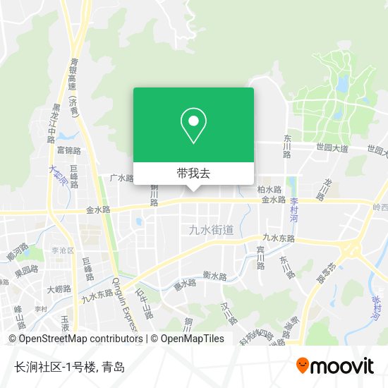 长涧社区-1号楼地图