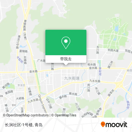 长涧社区-1号楼地图