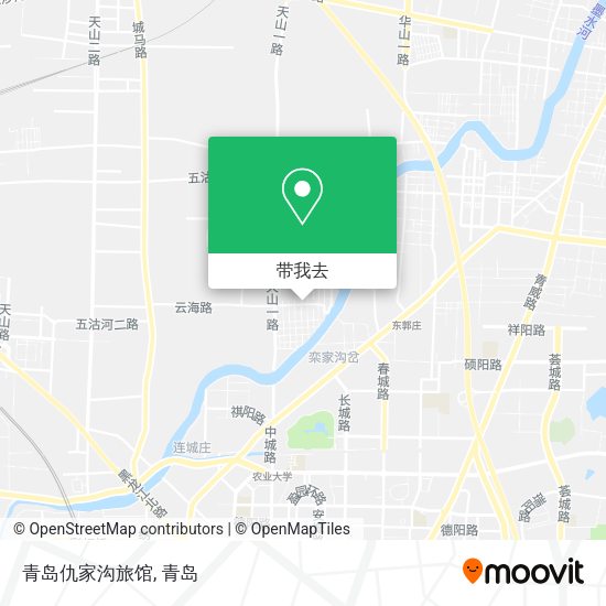 青岛仇家沟旅馆地图
