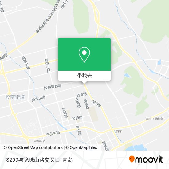 S299与隐珠山路交叉口地图