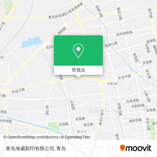 青岛海威彩印有限公司地图