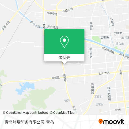 青岛炜瑞印务有限公司地图