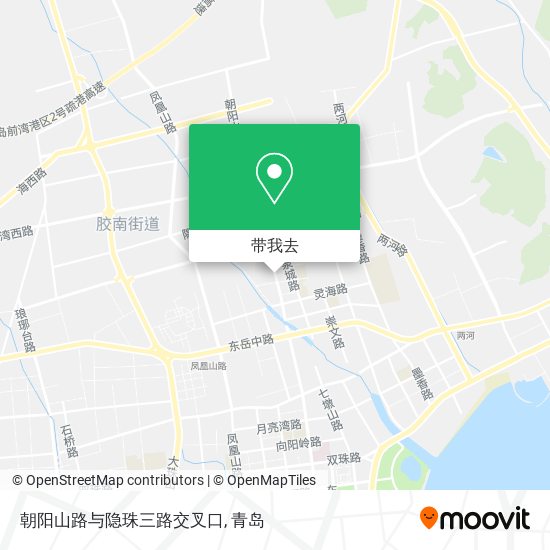 朝阳山路与隐珠三路交叉口地图