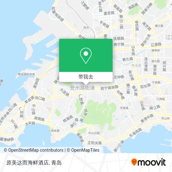 原美达而海鲜酒店地图