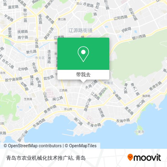 青岛市农业机械化技术推广站地图