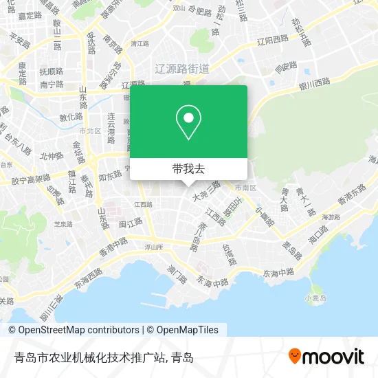 青岛市农业机械化技术推广站地图
