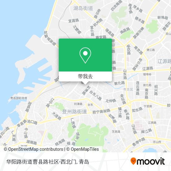 华阳路街道曹县路社区-西北门地图