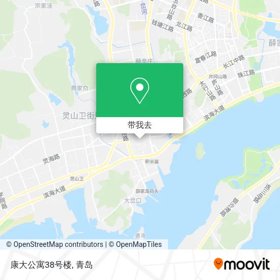 康大公寓38号楼地图