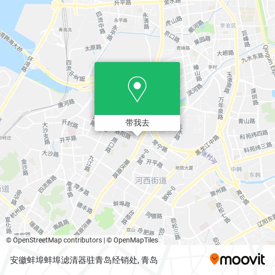 安徽蚌埠蚌埠滤清器驻青岛经销处地图