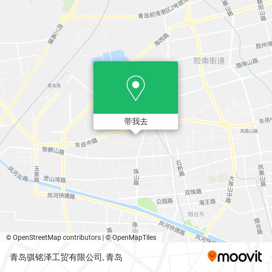 青岛骐铭泽工贸有限公司地图