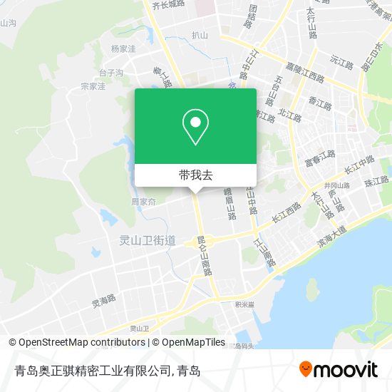 青岛奥正骐精密工业有限公司地图