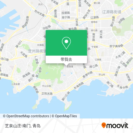 芝泉山庄-南门地图