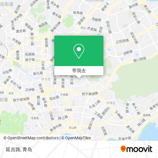 延吉路地图