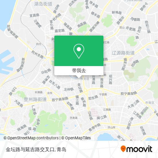 金坛路与延吉路交叉口地图