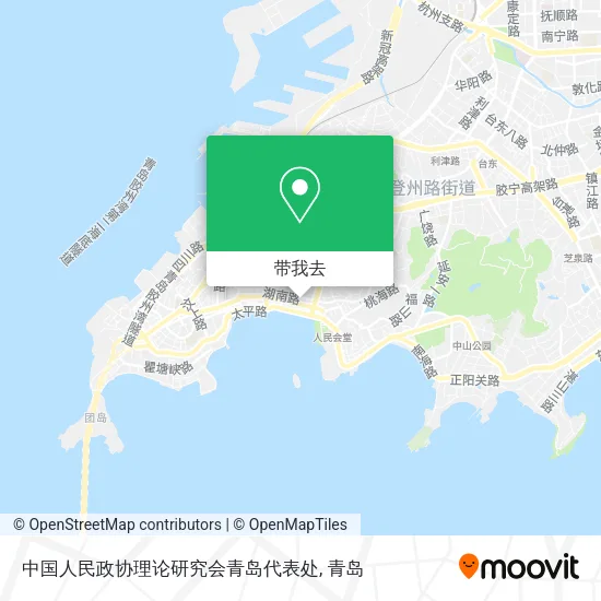 中国人民政协理论研究会青岛代表处地图