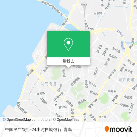 中国民生银行-24小时自助银行地图
