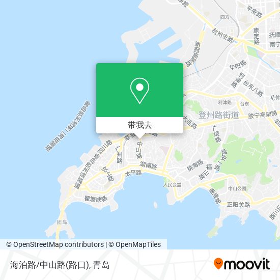 海泊路/中山路(路口)地图