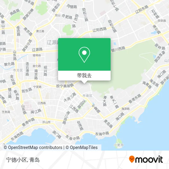 宁德小区地图