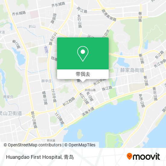 Huangdao First Hospital地图