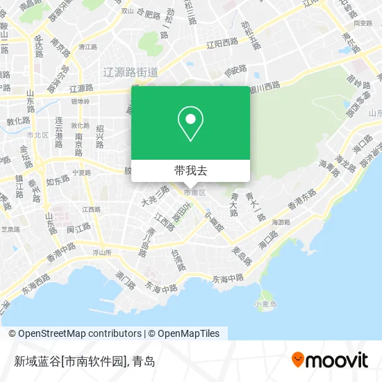 新域蓝谷[市南软件园]地图