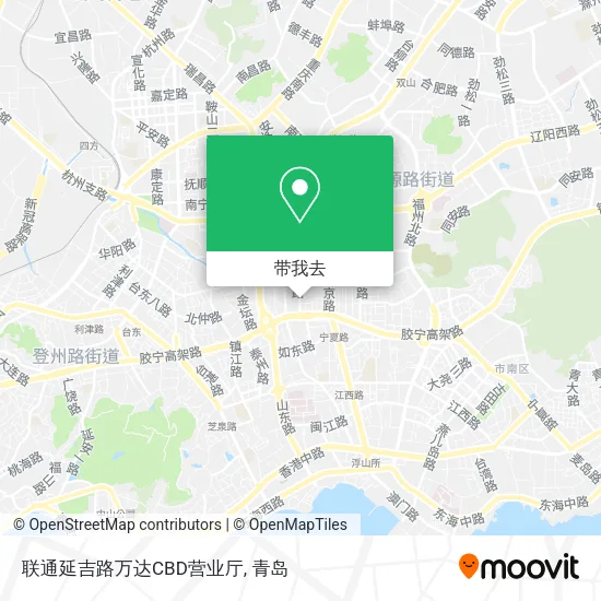 联通延吉路万达CBD营业厅地图