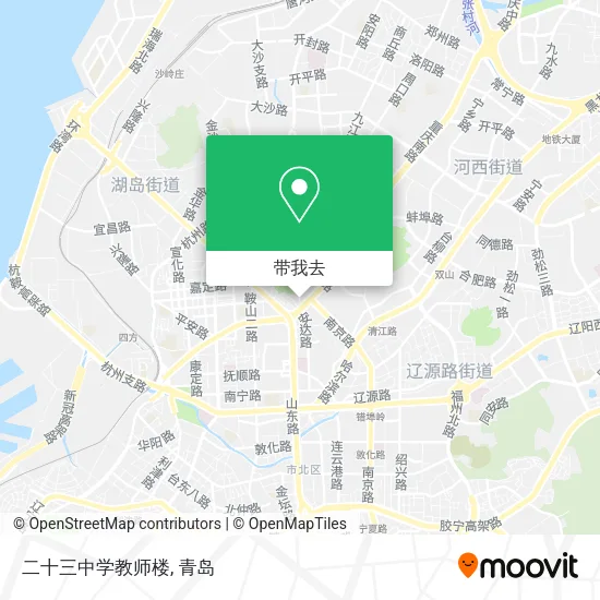 二十三中学教师楼地图