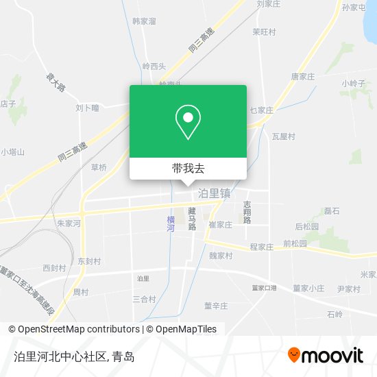 泊里河北中心社区地图