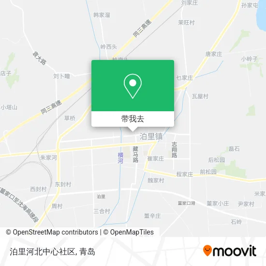 泊里河北中心社区地图