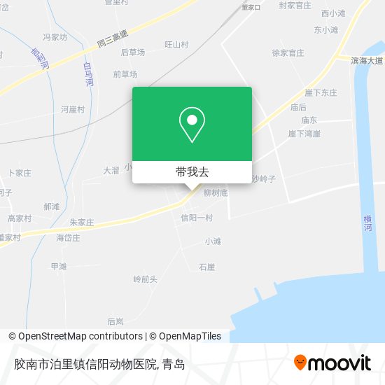 胶南市泊里镇信阳动物医院地图