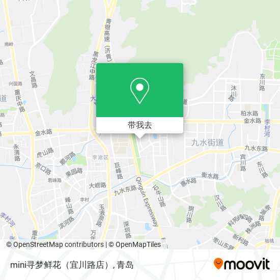 mini寻梦鲜花（宜川路店）地图