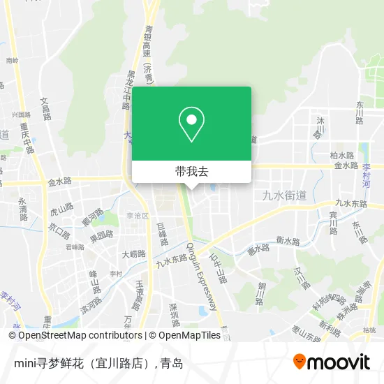 mini寻梦鲜花（宜川路店）地图