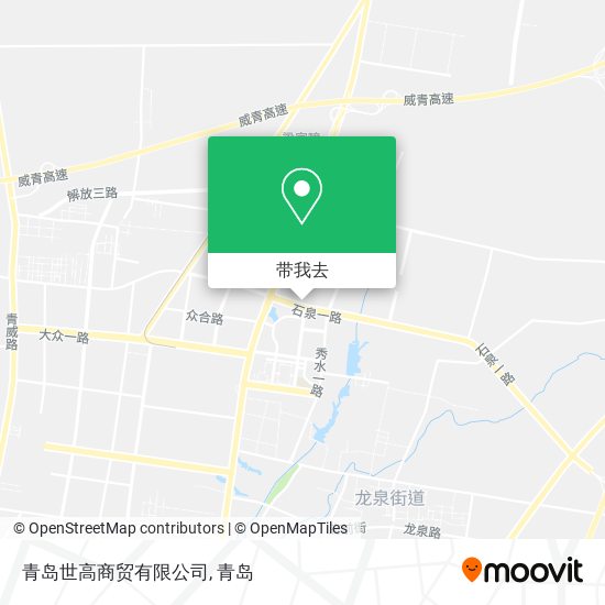 青岛世高商贸有限公司地图